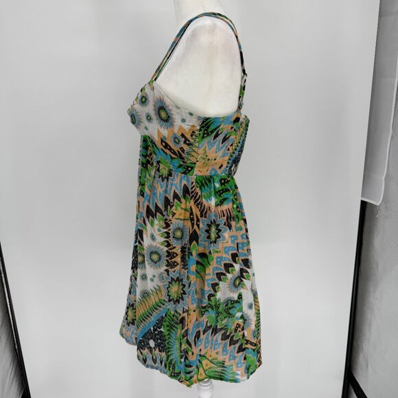 Anthropologie Daily Practice The Last Sunset Dress Size Sm Cut Out Baby Doll - Picture 7 of 11